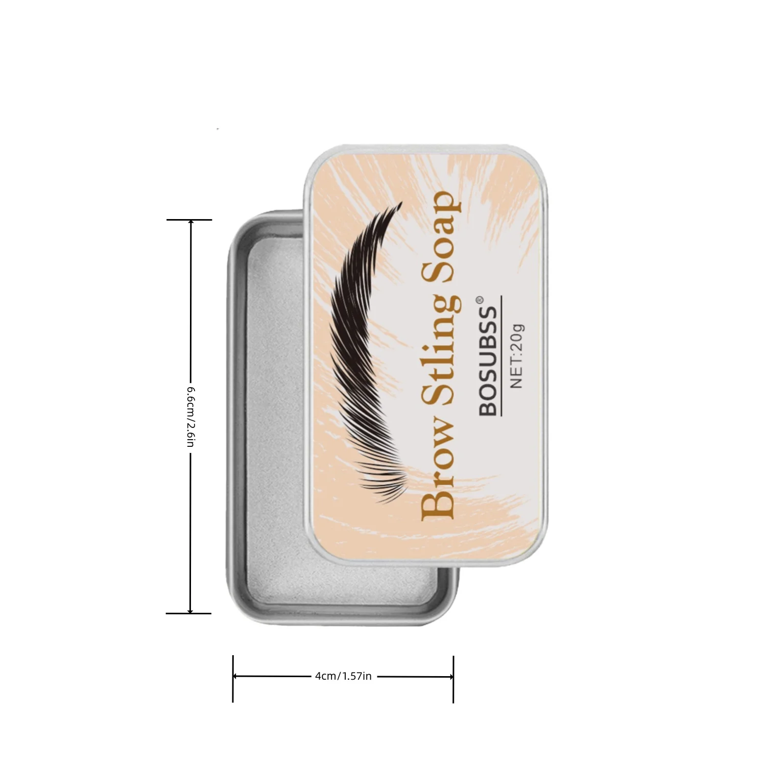 جل تصفيف الحواجب الشفاف - شمع شفاف مقاوم للماء، عقد طبيعي، مقاوم للتلطخ، رائع للاستخدام اليومي وأفكار هدايا العطلات #2