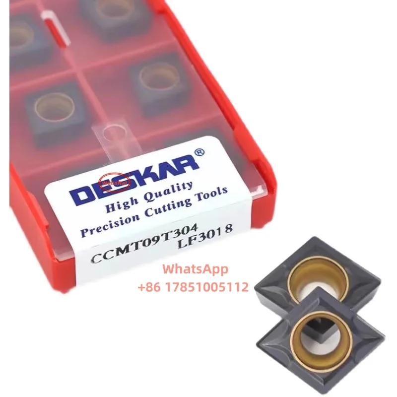 

DESKAR CCMT060204 CCMT060208 CCMT09T304 CCMT09T308 CCMT120404 CCMT120408 DCMT07 DCMT11 TCMT1102 TCMT16T3 LF3018 Carbide Inserts