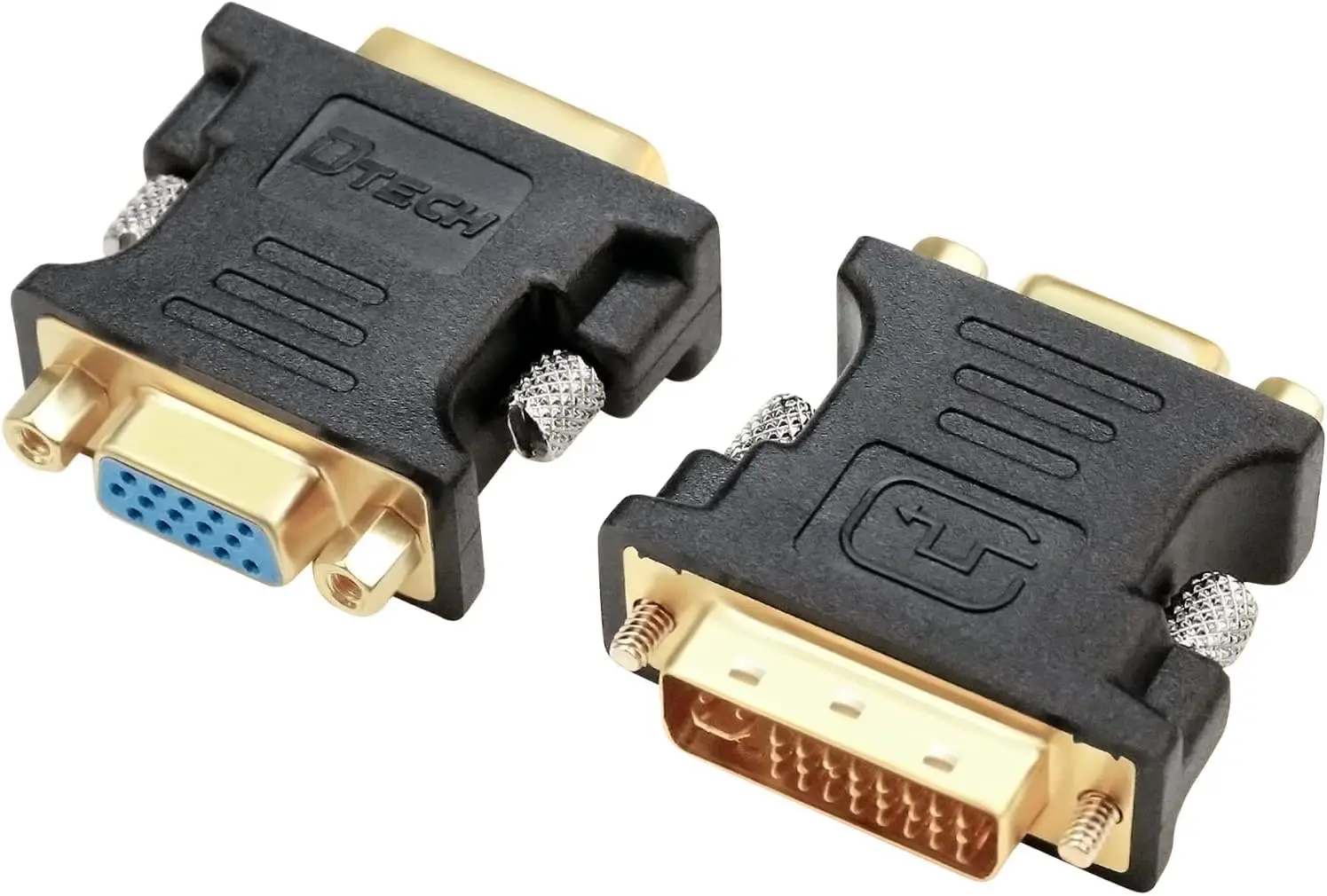 DVI to VGA Adapter Male to Female 1080P Video Converter for Monitor Projector