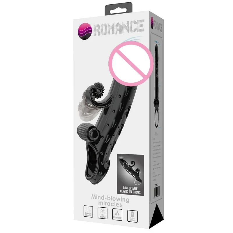 Vibration Men Wear Penis Cover To Increase Friction Sex Toys Accessories Accessoire Sexeul Couple view 5
