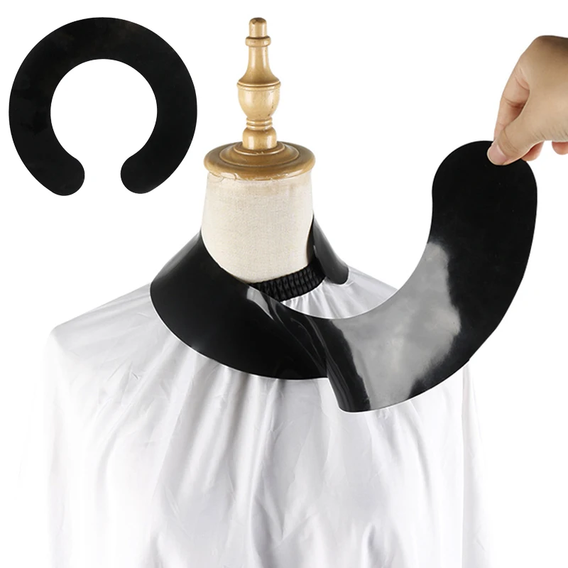 Silicone Stylist Cutting Collar Hair Dyeing Shawl Waterproof Neck Cape Wrap Cover Barber Hairdressing Hair Coloring Accessories