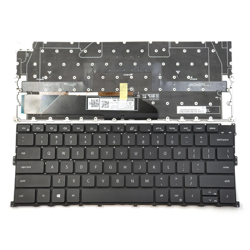 

New For Dell XPS 9300 9310 Series Laptop Keyboard US Black With Bakclit Without Frame 00Y78C 0Y78C