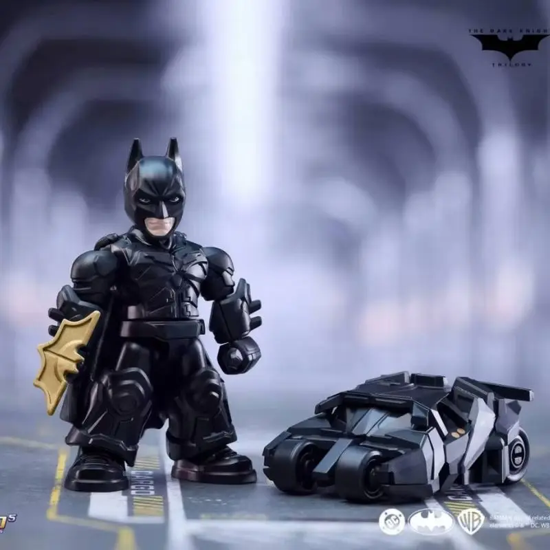 Blokees Dc Heroos Defender Version Vol.1 باتمان شخصيات الحركة الأصلية صندوق أعمى Bvs بن أفليك باتمان باتموبيل صندوق غامض