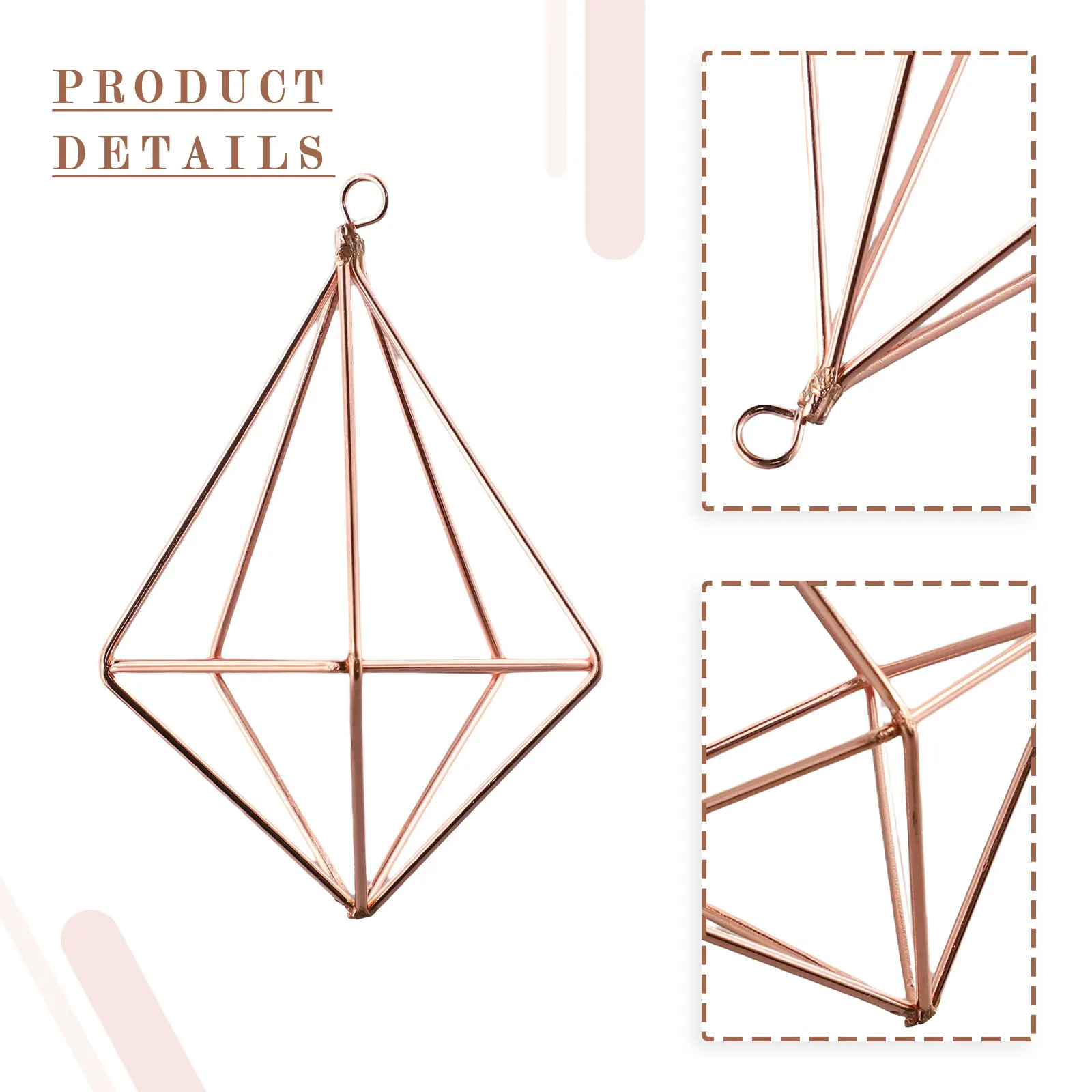Bracket Hanging geometric Shape Decoration Wall Flower Home Mounted Ornament Outdoor Plant Art Rack Furnishing