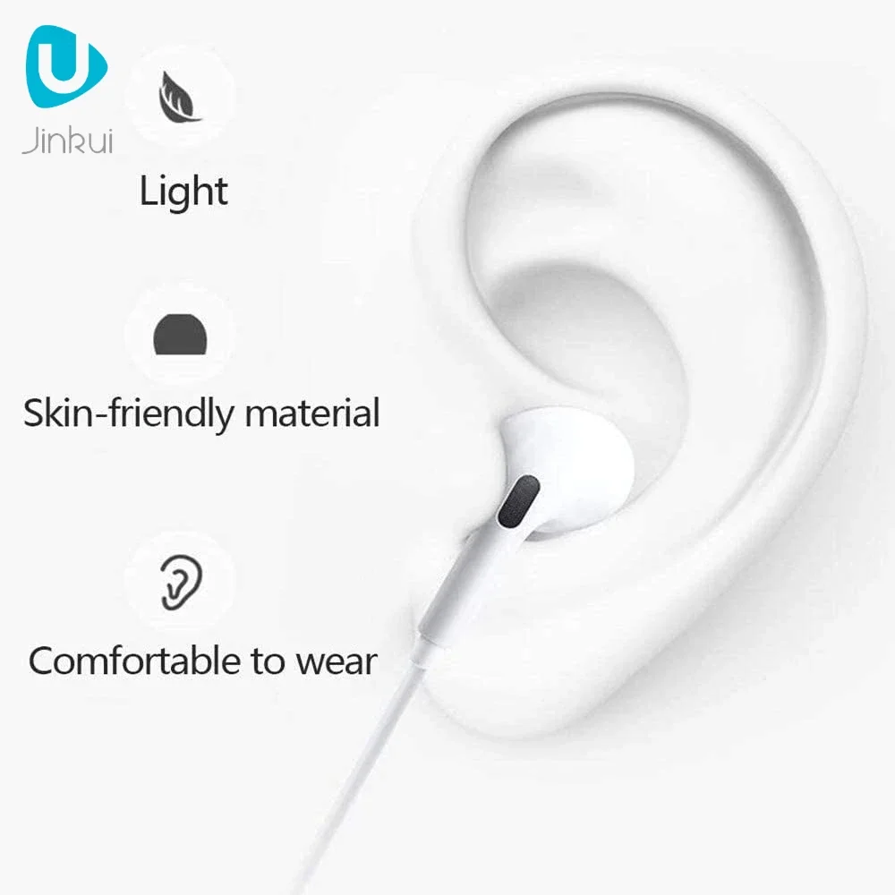 Auriculares intrauditivos de tercera generación para iPhone 14, 13, 12, 11, 8 P, sonido estéreo, auriculares con cable, Control de cable, auriculares compatibles con Bluetooth