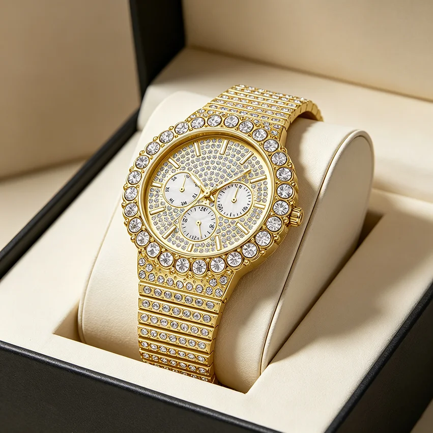 Diamentowy zegarek męski marki – Jewelry Watches Brands recenzja i cena