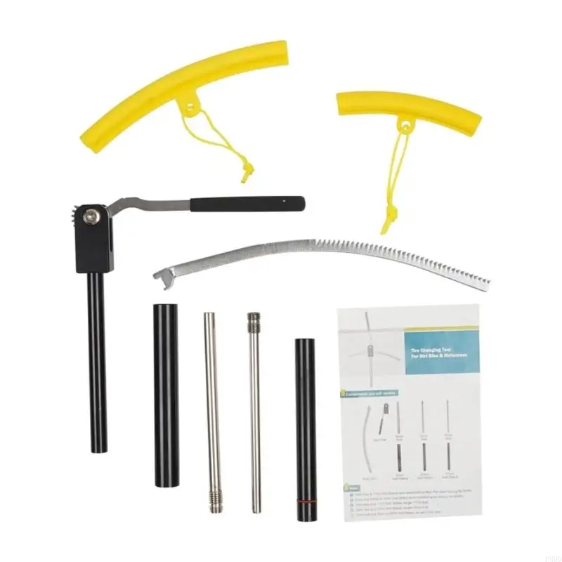 

All Terrain Motorcycle Tire Changer Set Tire Replacement Tool Motorcycle Tire Mounting Set for Motocross & Races