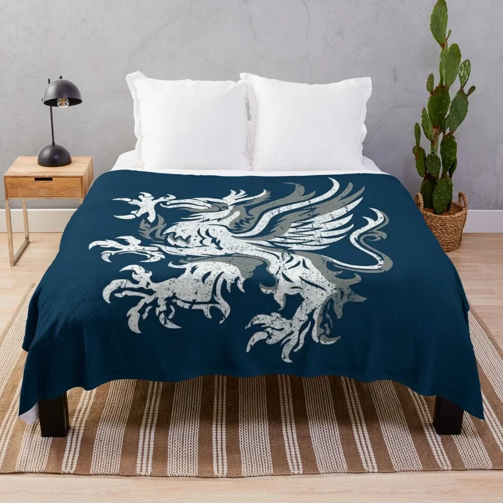 Grey Warden Sigil Throw Blanket Bed Fashionable Multi-Purpose Camping Blankets