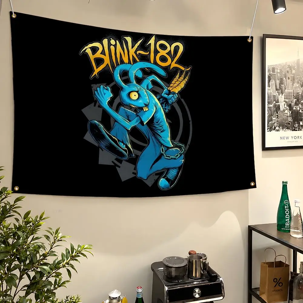 Band Blink-182 Enema of the State Punk Flags Wall Hanging Flag Banners For Birthday Parties Outdoor Bedroom Dorm Room Decor