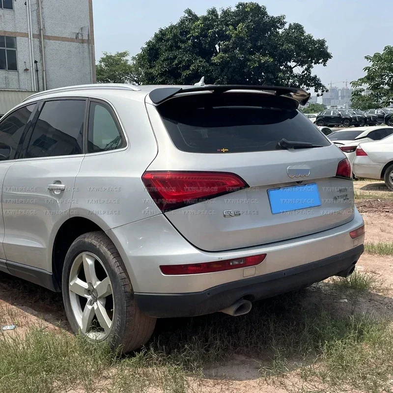 For Audi Q5 2010-2017 Roof Spoiler High Quality ABS Material Unpainted Color Rear Trunk Wing Body Kit Accessories