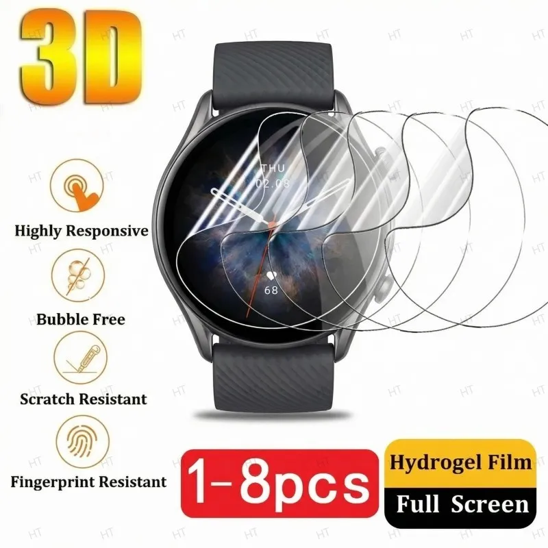 Screen Protector for Amazfit GTR 3 Pro 4 2 Protector Film for Amazfit GTR 4 3 Pro Amazfit GTR 2 New Version Film Foil Protection