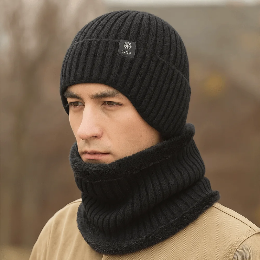 conjunto-de-gorro-e-cachecol-simples-e-grosso-gorro-de-malha-de-cor-solida-com-protecao-para-as-orelhas-masculino