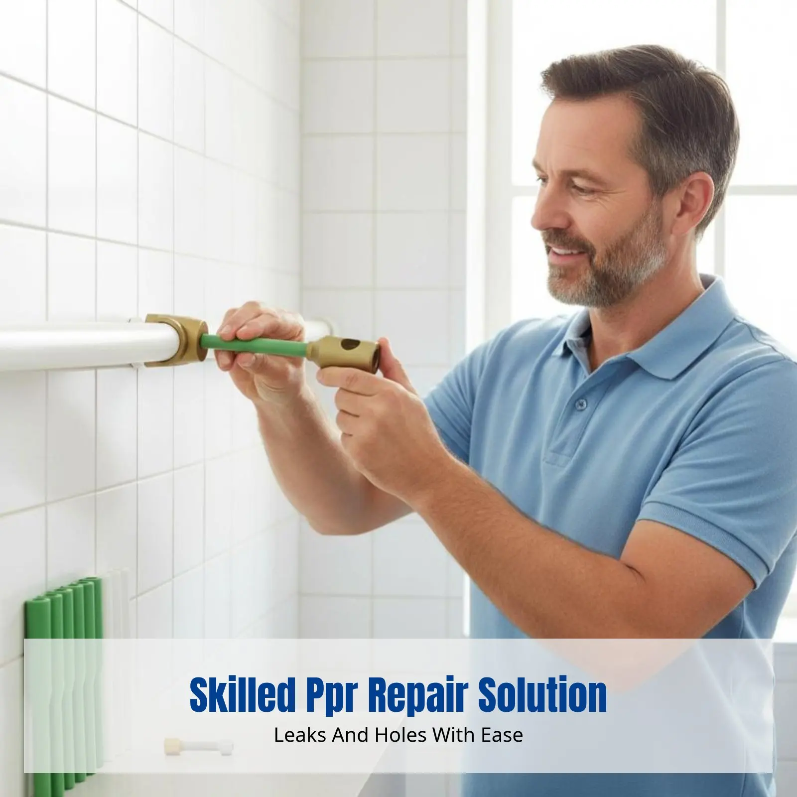 

PPR Repair Tool, Leak Patch Kit, Heat-Activated Glue Welding Head, Glue Maintenance Accessory