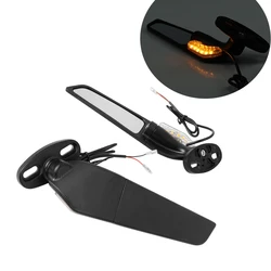 For YAMAHA YZF R6 R1 R25 R3 R125 R15 Motorcycle Mirror Modified Wind Wing Adjustable Rotating Rearview Mirror Moto Accessories