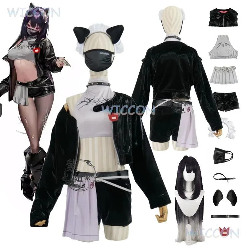 

Sin Cosplay Costume Sexy Suit Game NIKKE Goddess Of Victory Sin Cosplay Wig Women Girls Halloween Party Roleplay