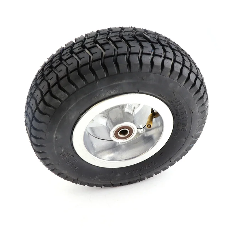 

9-inch Wheels Tyre 9x3.50-4 Tire with Wheel Rim for Gas Scooter Skateboard Pocket Bike Small Bicycles Electric Tricycle