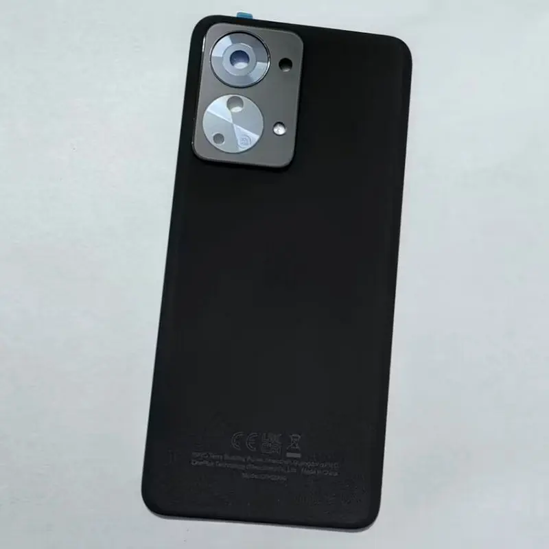 NEW For OnePlus Nord 2T Original Glass Battery Back Cover Rear Housing Door with Camera Lens Replacement