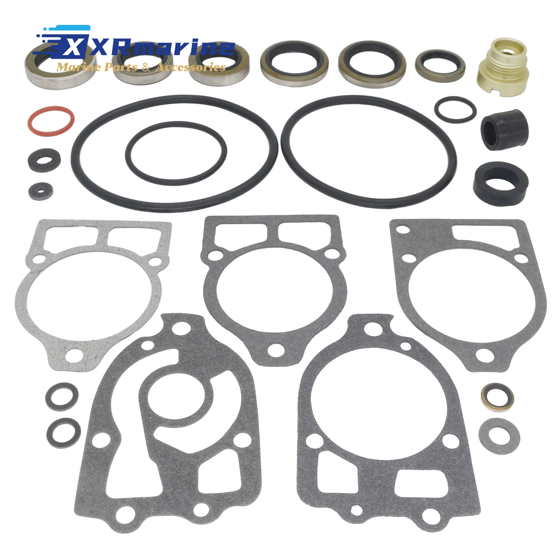 

Lower Unit Gasket Seal Kit for Mercury Marine 4/6 Cyl 75HP 80HP 90HP 115HP 140HP 150 HP V150 V175 V200 V225 Outboard Engines