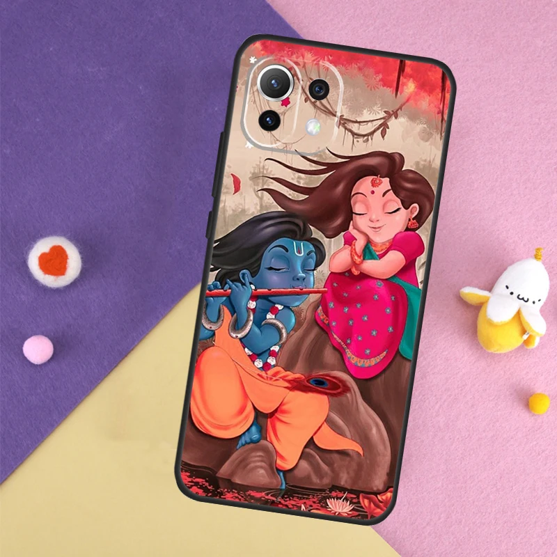 Coque Lord Krishna Radha pour Xiaomi, coque pour Xiaomi 11T, 12T Pro, 12X13 Lite, POCO F5 Pro, F3 Tage, F4, IGHTC40, M5S, figurine Bery X5 Pro