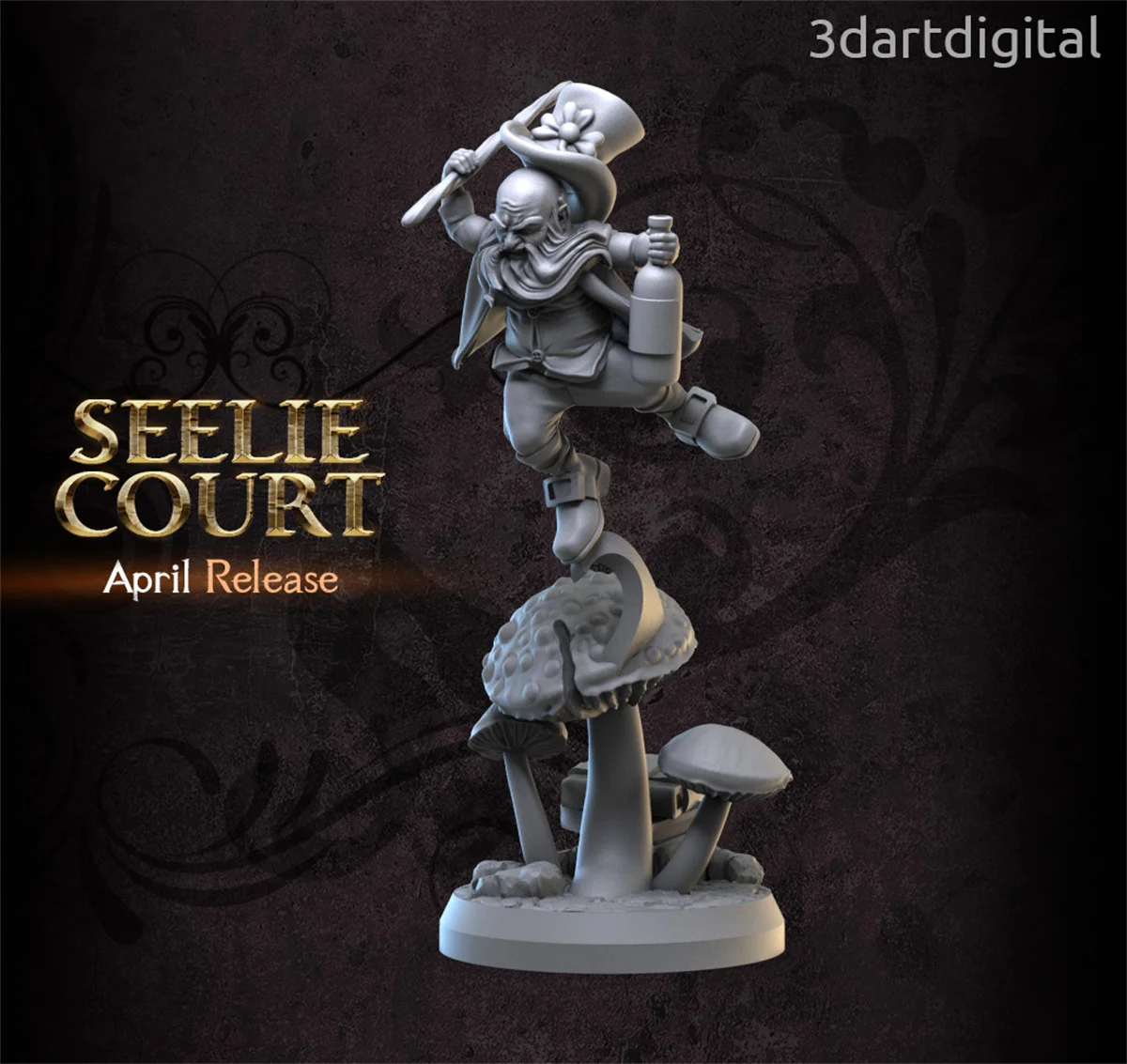 Miniature Resin Model Goblin Druid, Queen, Scout, Warrior Dnd Board Game Chess Piece Model Unpainted