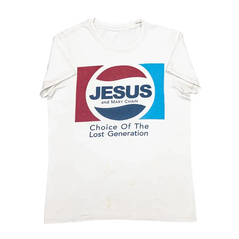 The Jesus and Mary Chain Band's Alternative Rock Post-punk American Streetwear Short-sleeved Men's T-shirt
