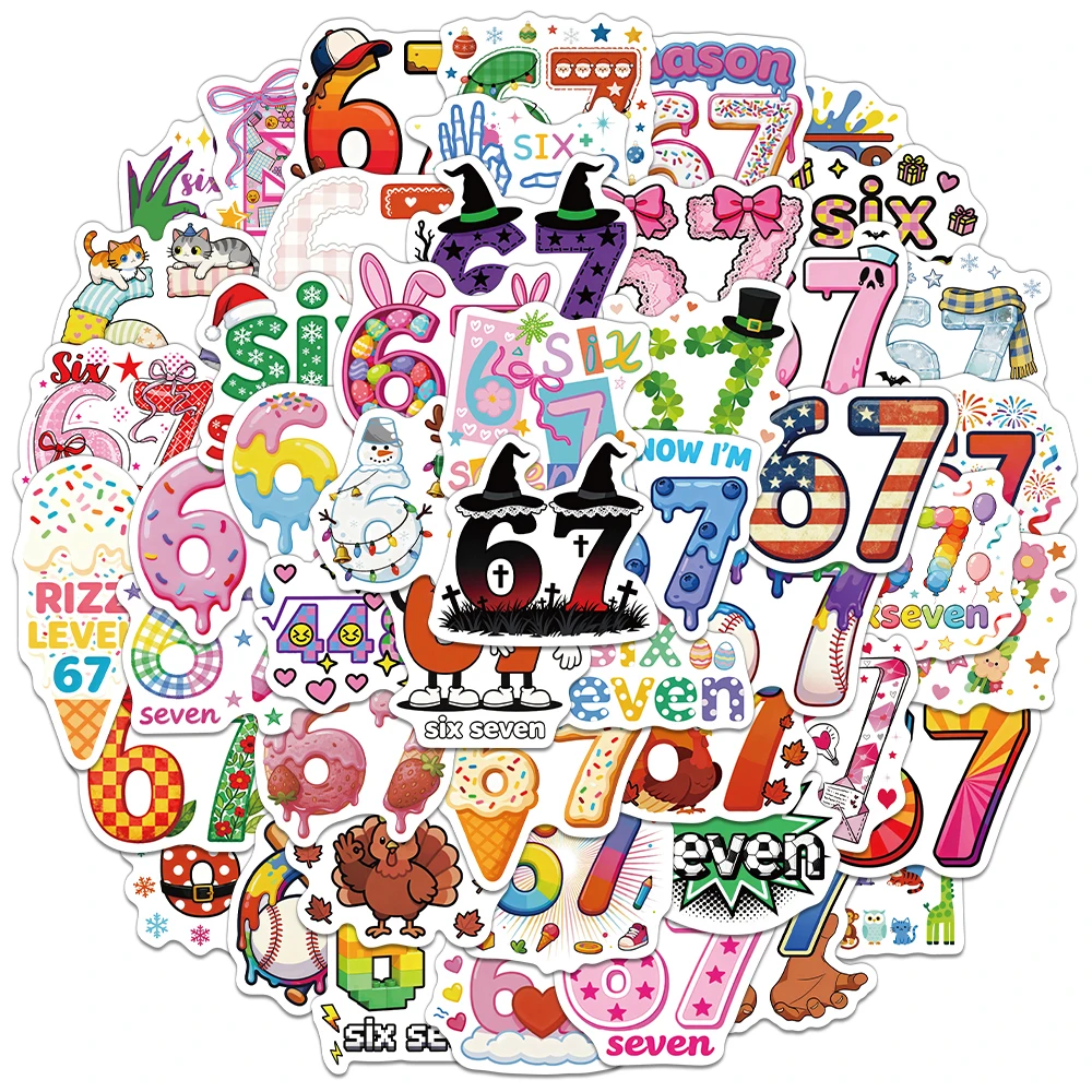 50PCS Creative Six …