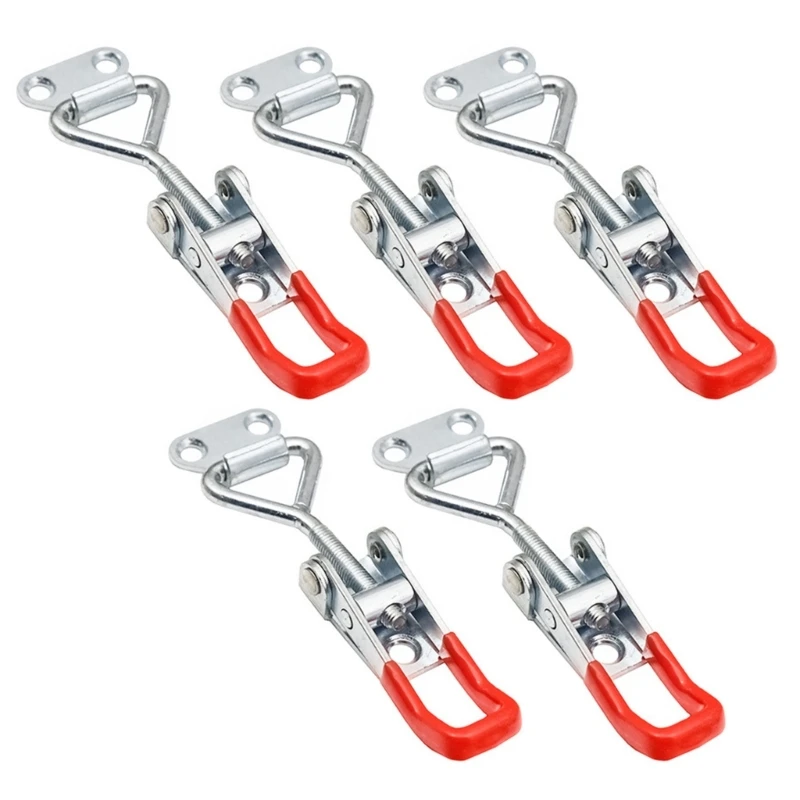 E15D 5Pcs Heavy Duty Toggle Clamp Toggle Latches Clamp Quick Release Hand Tool