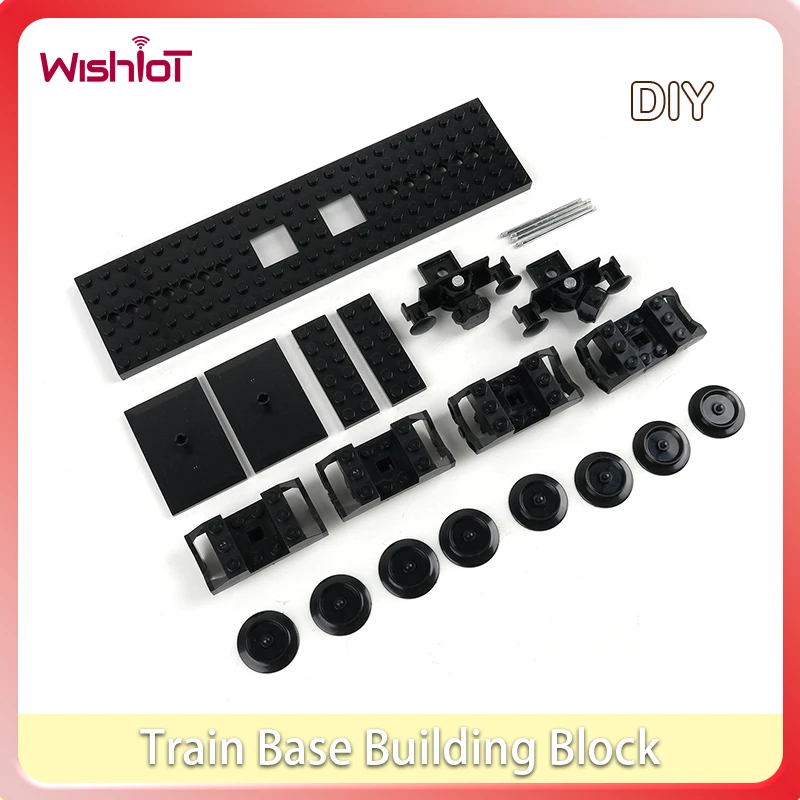 

Серия городских поездов, строительный блок, ретро-база поезда, сборная модель, аксессуары «сделай сам», совместимые кирпичи MOC