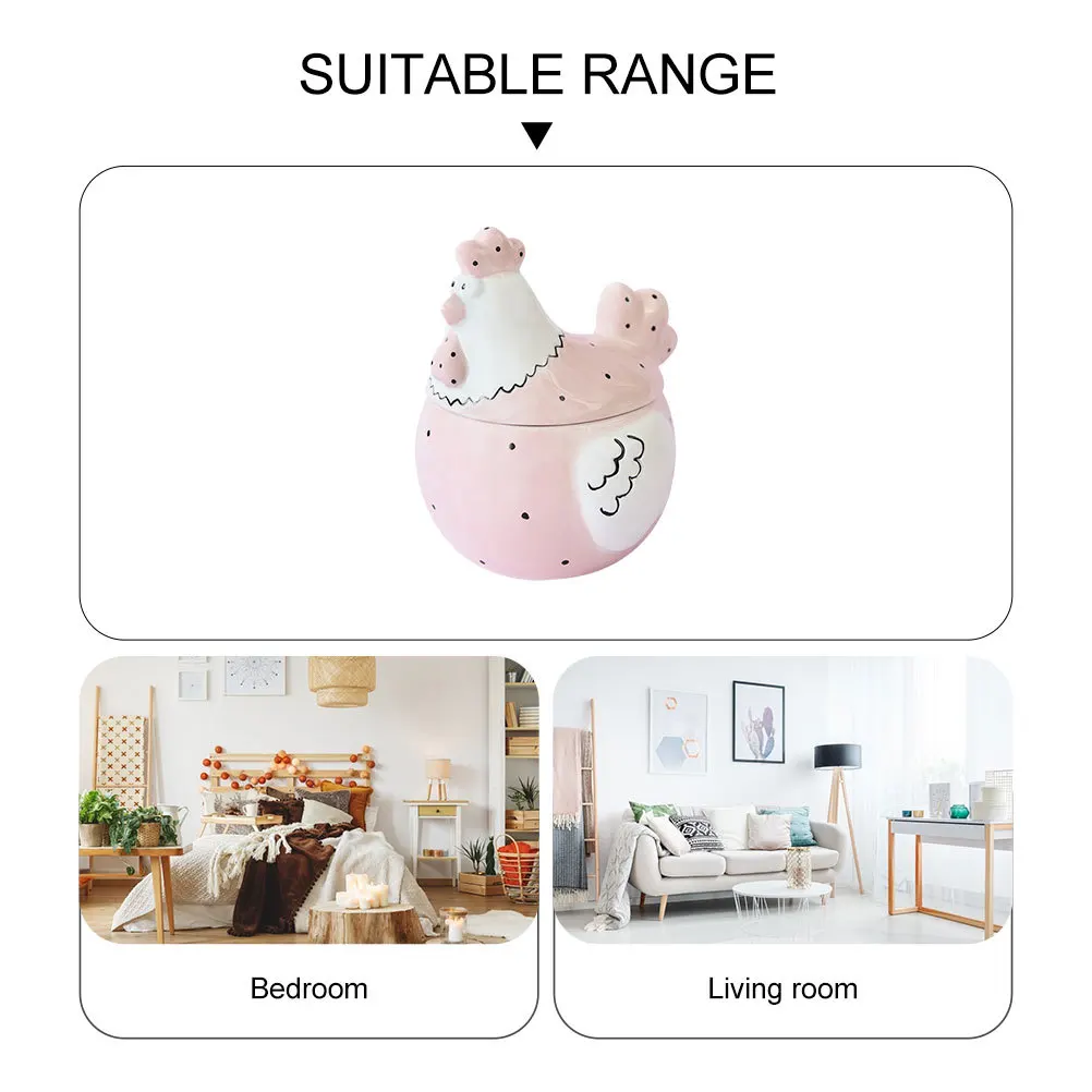 Decorative Jar Bulk Gifts Cookie Chickens Trinket Holder Containers Food Jars Kitchen Counter