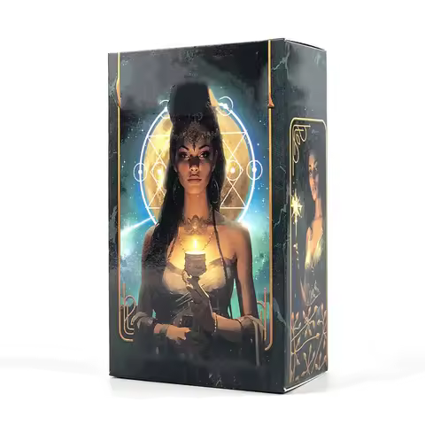 Russian Edition Tarot Cards Playing Games Deck Board Game Of Dream On A Moonlit Night Oracle Cards ,Divination &amp;Party Games