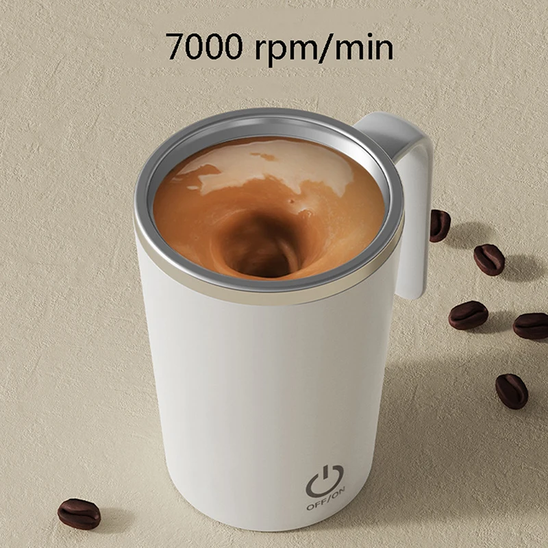 Automatic Self Sirring Magnetic Mug Automatic Usb Charging Stiring Cup Portable Heat-insulating Rotating Magnetic Cup