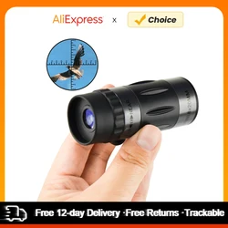 8x20 Mini Monocular Pocket Prime Monocular Handheld Telescope for Adults Hiking Camping Wildlife Observation Concert Watching