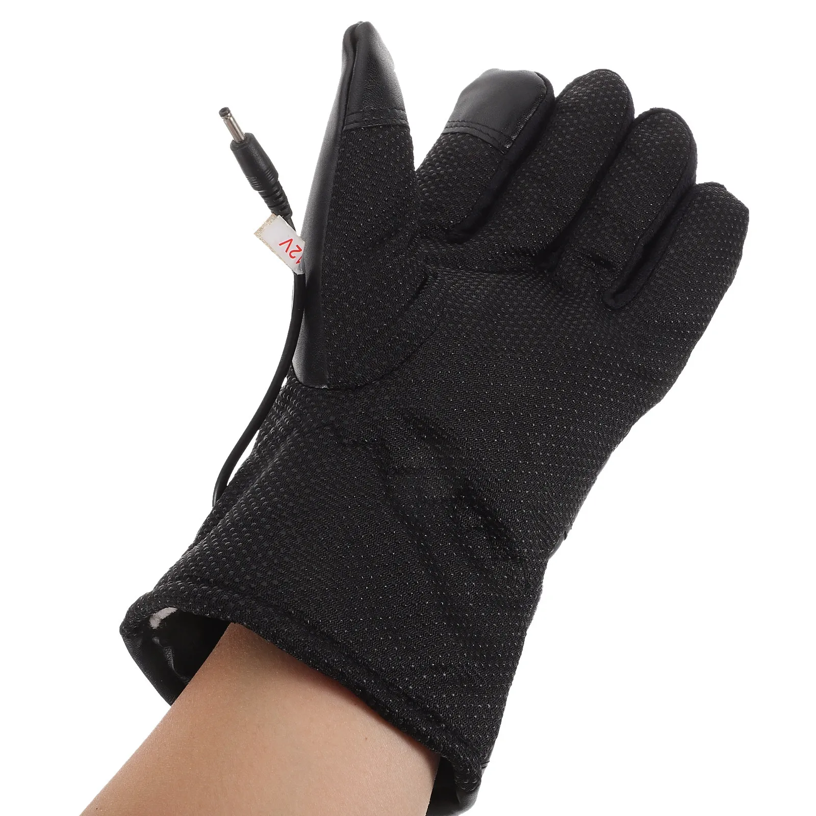 

Heated Gloves Electric Thermal for Men Women 12V Motorcycle PU Hand Warming Cold Weather Gloves