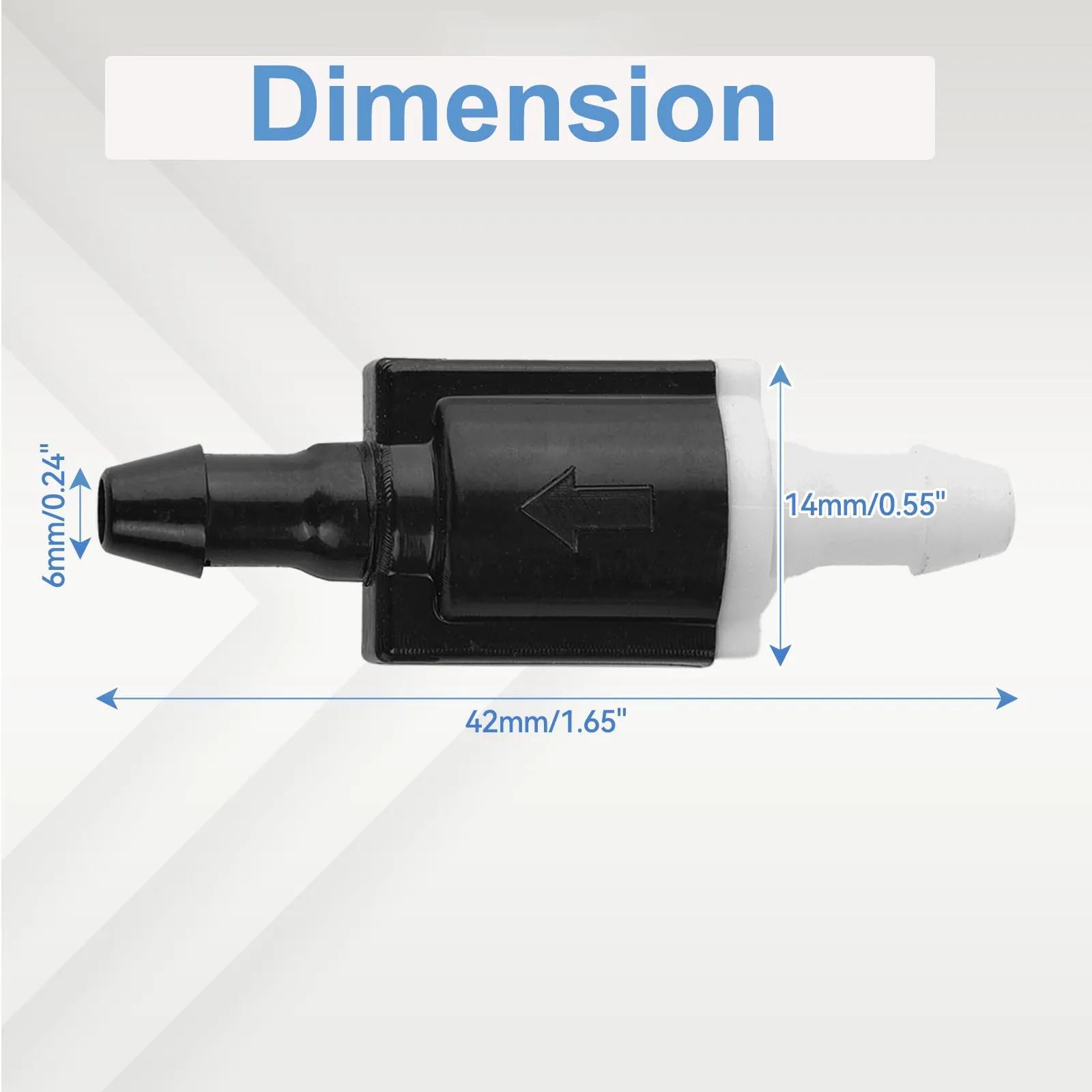 X4 Valvola lavavetri senza ritorno Valvola di ritegno Connettore per Toyota 4Runner Avalon Camry Highlander Prius Per Lexus GS IS RX