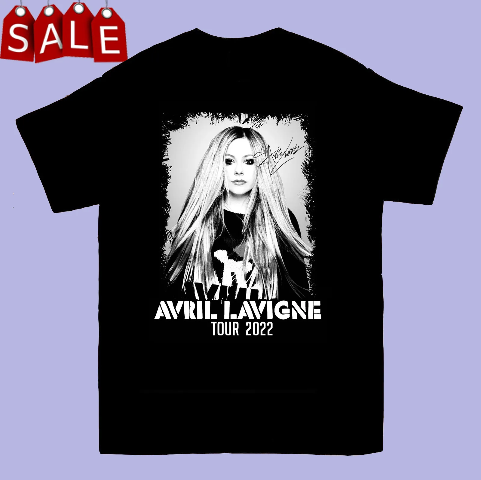 

Хлопковая футболка Avril Lavigne Tour, все размеры от S до 5XL