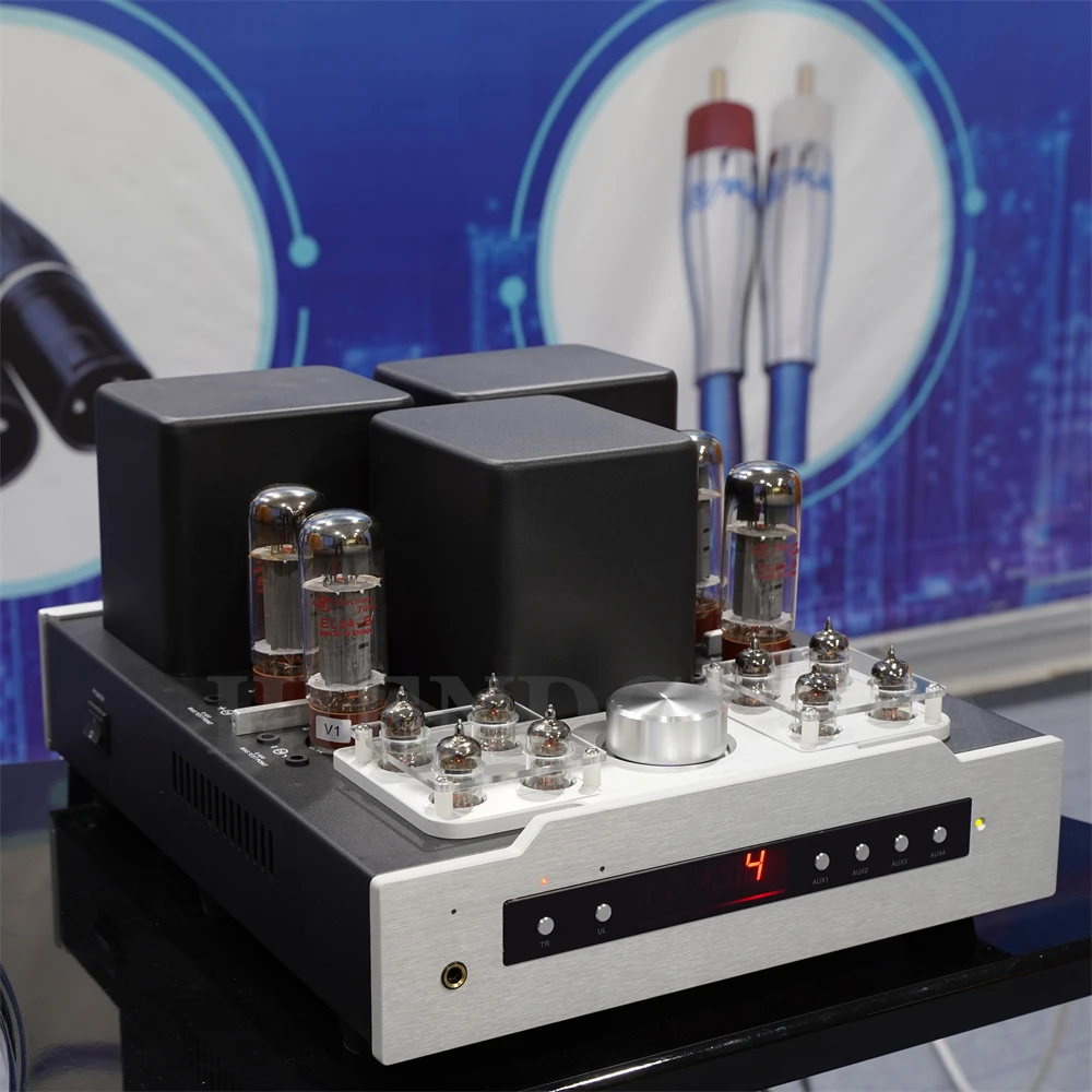 J-008 YAQIN MS-30L Integrated Vacuum Tube Amplifier SRPP Circuit EL34B*4 Class AB1 With Headphone Amp 2x50W 110V/220V view 3