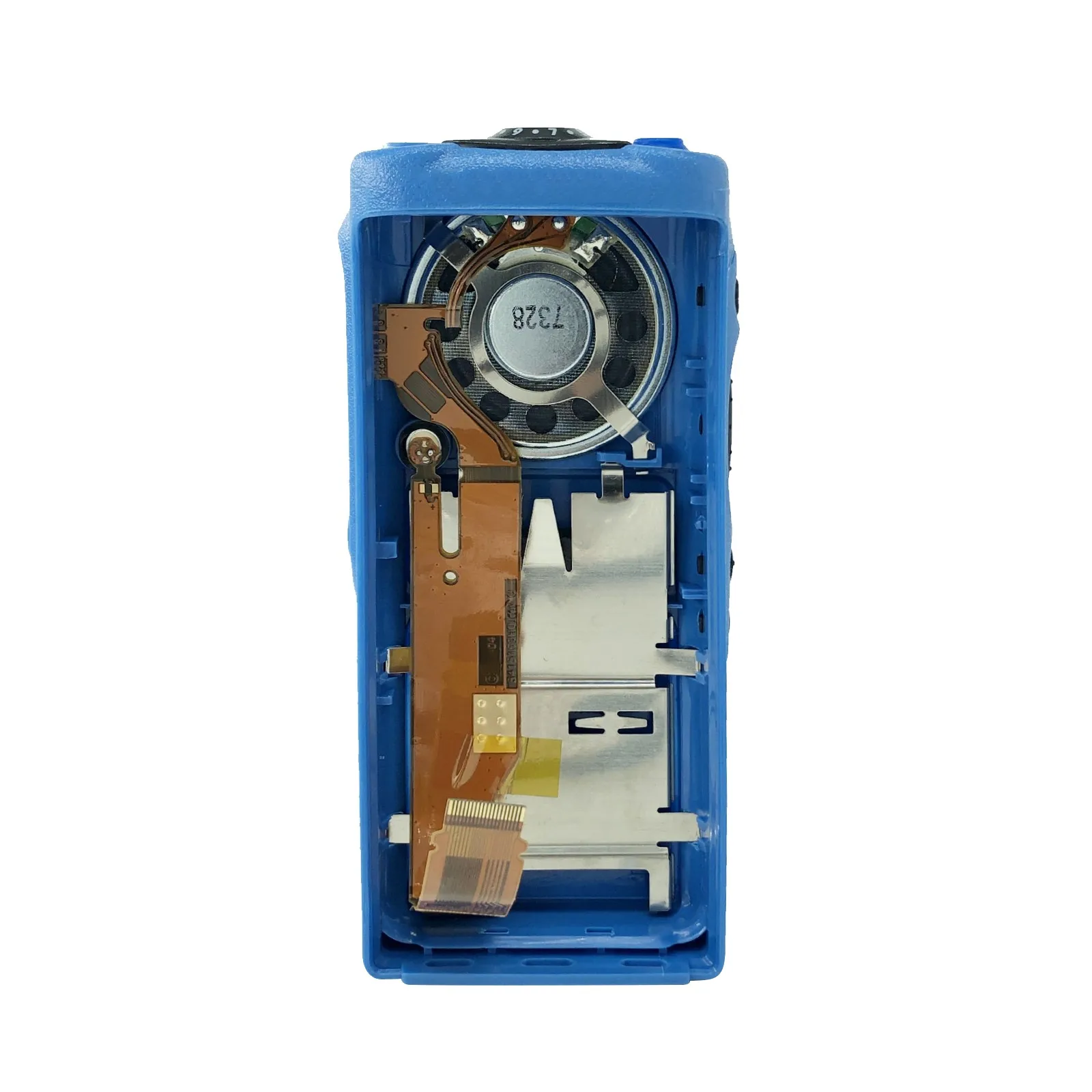 Walkie Talkie Replacement Repair Housing Case with Speaker&Mic For HT750 GP328 GP340 Portable Radio Blue