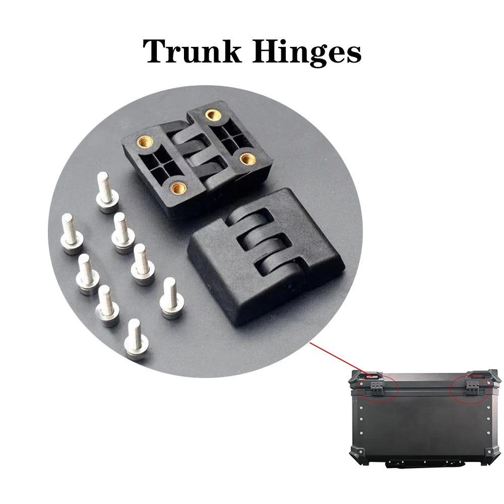 

Aluminum alloy aluminum box can be inlaid with copper screws nylon hinges motorcycle electric vehicle trunk hinges