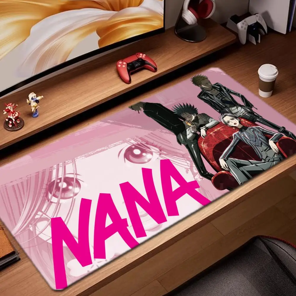 Nana Osaki Anime Mouse Pad Game Accessories keyboard pad XXL large locking edge 1200X600 mm table mat Gaming mousepad