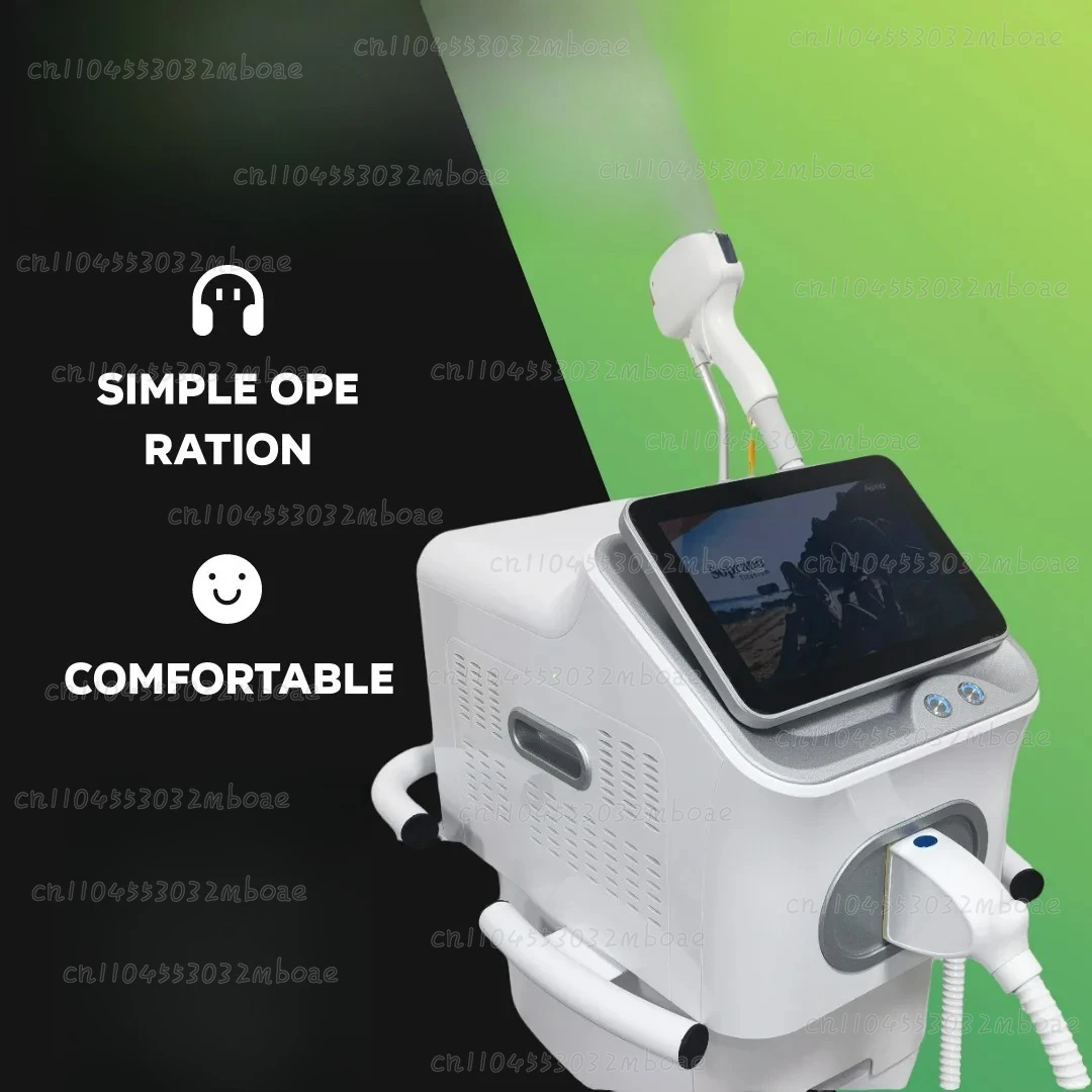 

2025 4000w diodo 808 755 940 1064nm 4 cuerpo equipo de máquina