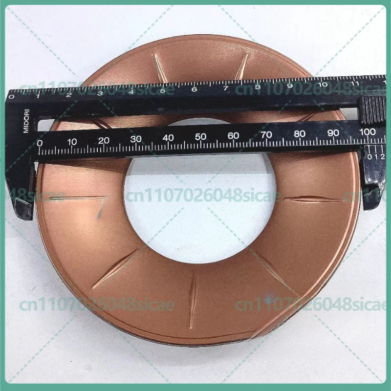 Cono de aluminio de 4.5/5.25 pulgadas para altavoz coaxial, repuesto de cono de woofer para piezas de reparación de audio de gabinetes KEF