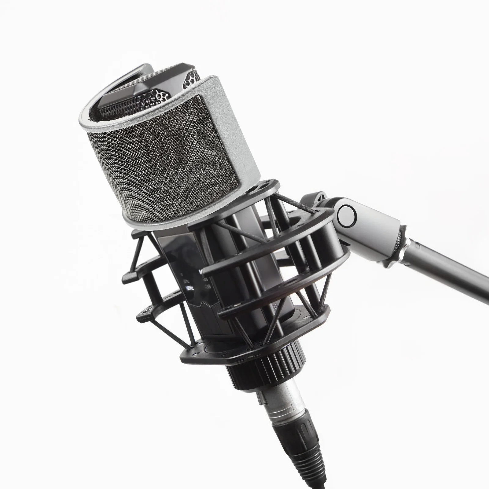 

Pop Portable Filter For 45Mm-63Mm Mic Windscreen Metal Mesh Foam Layer Studio Recording Accessory