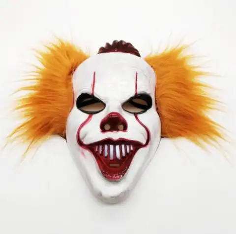 2022 Joker Ursprungsfilm Clown Joker Mask Cosplay Joaquin Phoenix Arthur Fleck Halloweenmasker 10 best sales läskig clownmask - №7