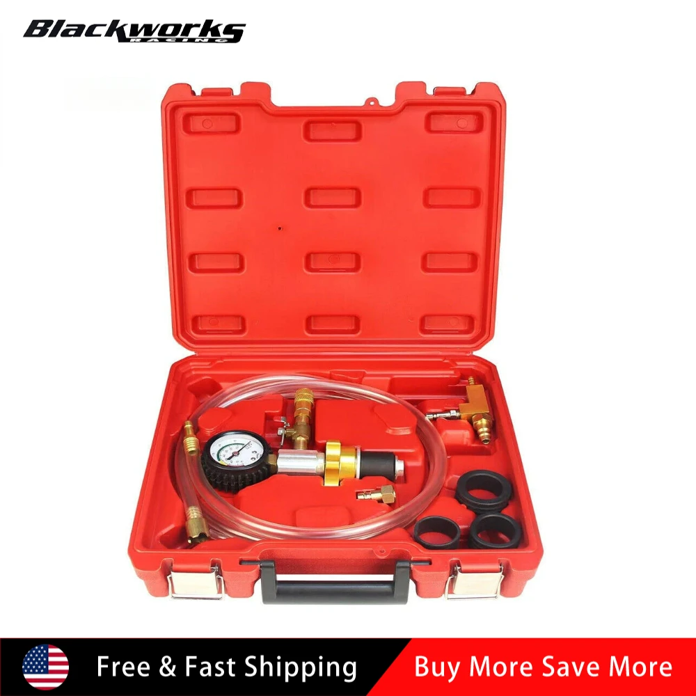 

Auto Coolant Vacuum Kit Cooling System Vacuum Radiator Kit Refill & Purging Tool