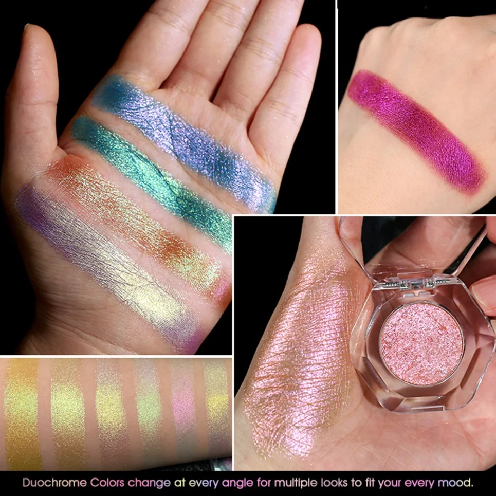 26mmオプティカルカメレオンアイシャドウ、プライベートラベル、カラーシフト、スパークルアイシャドウ、ヴィーガンメイク、カスタムロゴ、卸売