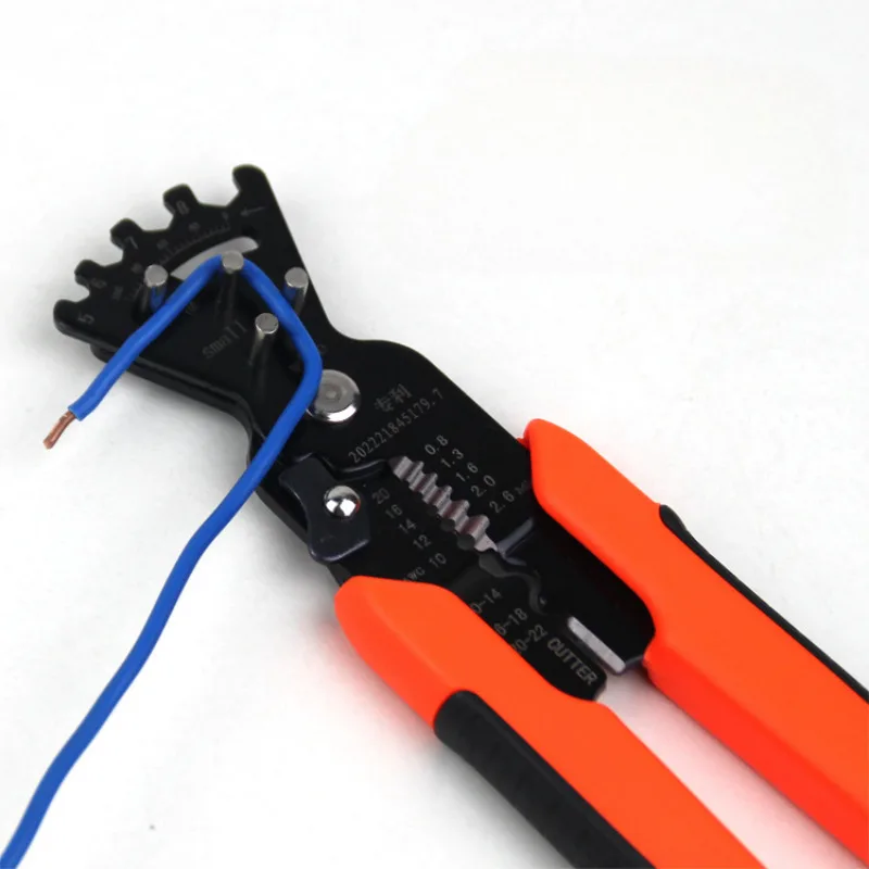 5 IN 1 Special Wire Stripping Pliers Multifunctional Electrician Cutting Wire Plier Stripping Skin Pressing Wire Winding Scissor