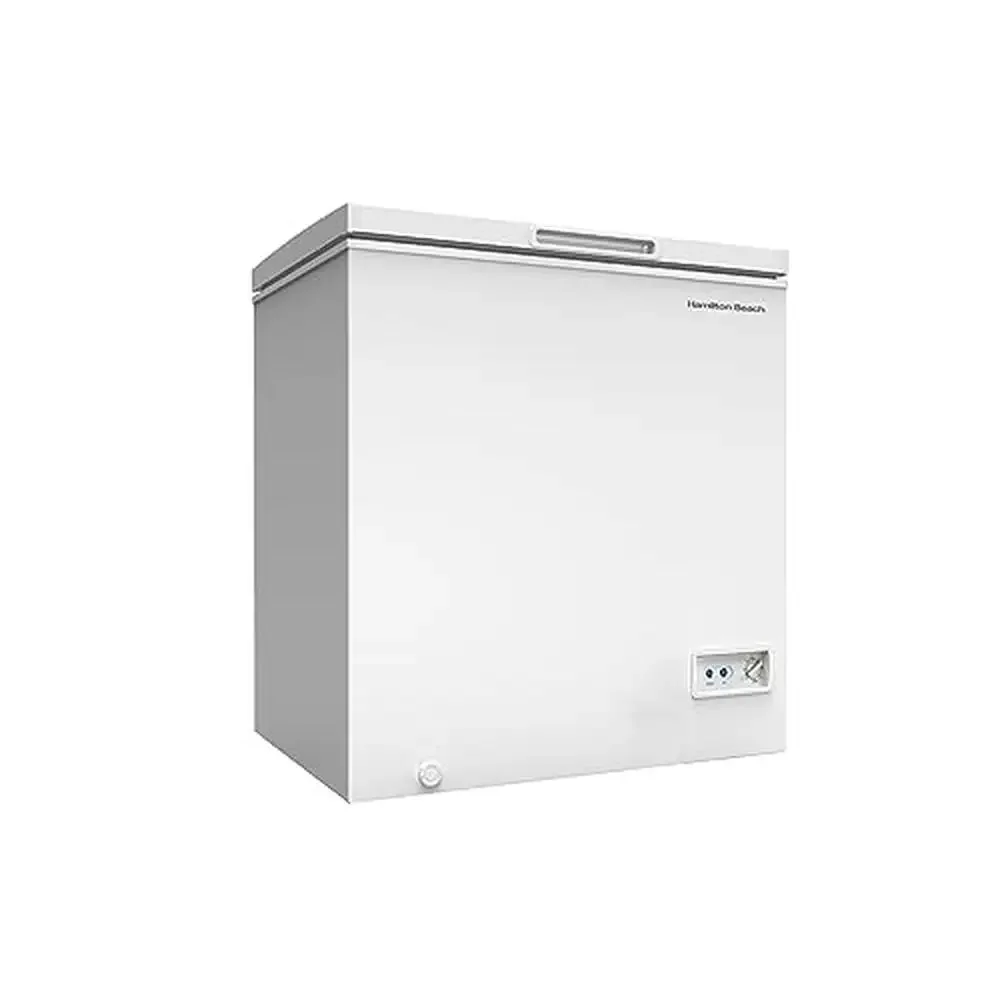 Adjustable Thermostat Chest Freezer-Large Capacity-Easy Defrost-Compact Design-Compressor On Indicator-Food Storage