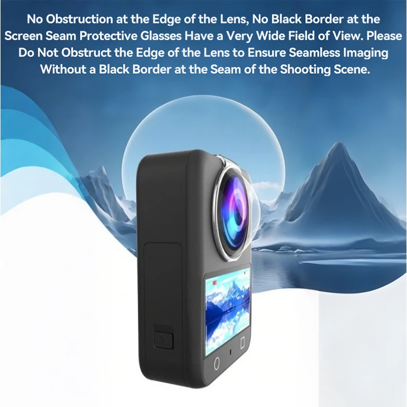 For DJI Osmo 360 Panoramic Camera Lens Guards Anti-Collision Anti-Scratch Protector Cover for DJI Osmo 360 Camera Accessories