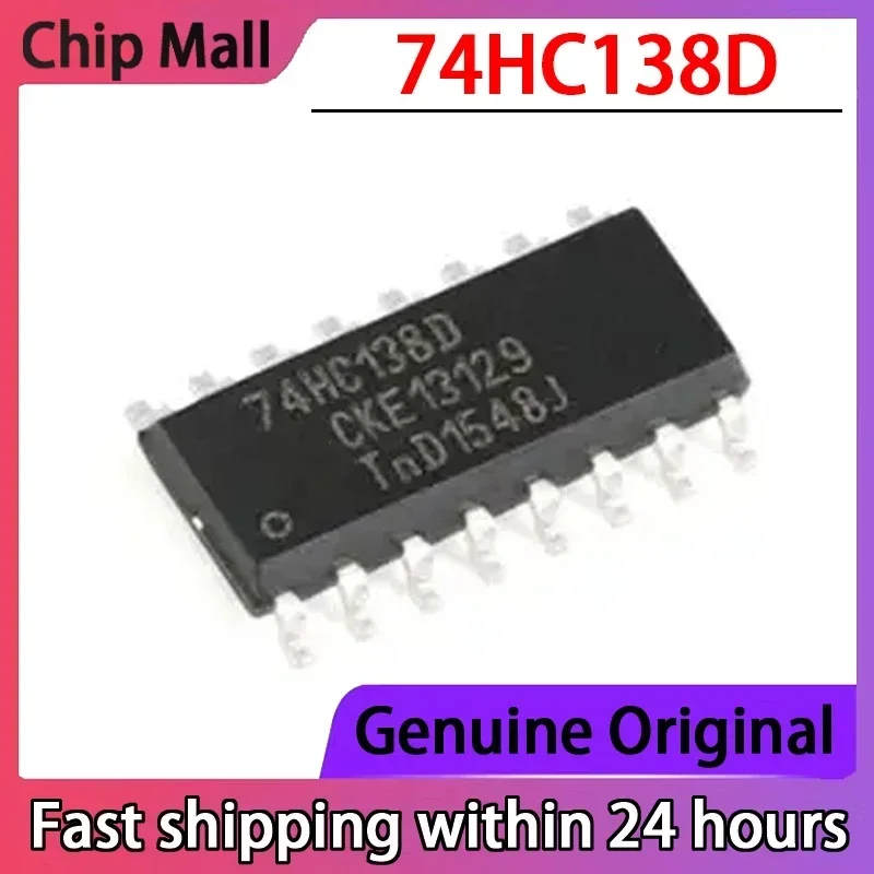 

10PCS Original 74HC138D, 653 74HC138D SOIC-16 3-to 8-wire Decoder/demultiplexer; Antiphase