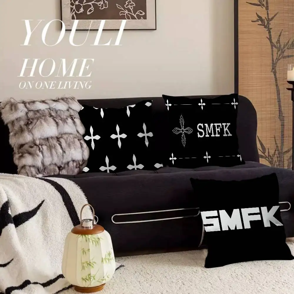 Fashion SMFK Cushion Cover Polyester Sofa Cushions Decorative Throw Pillows Home Decoration Pillowcover